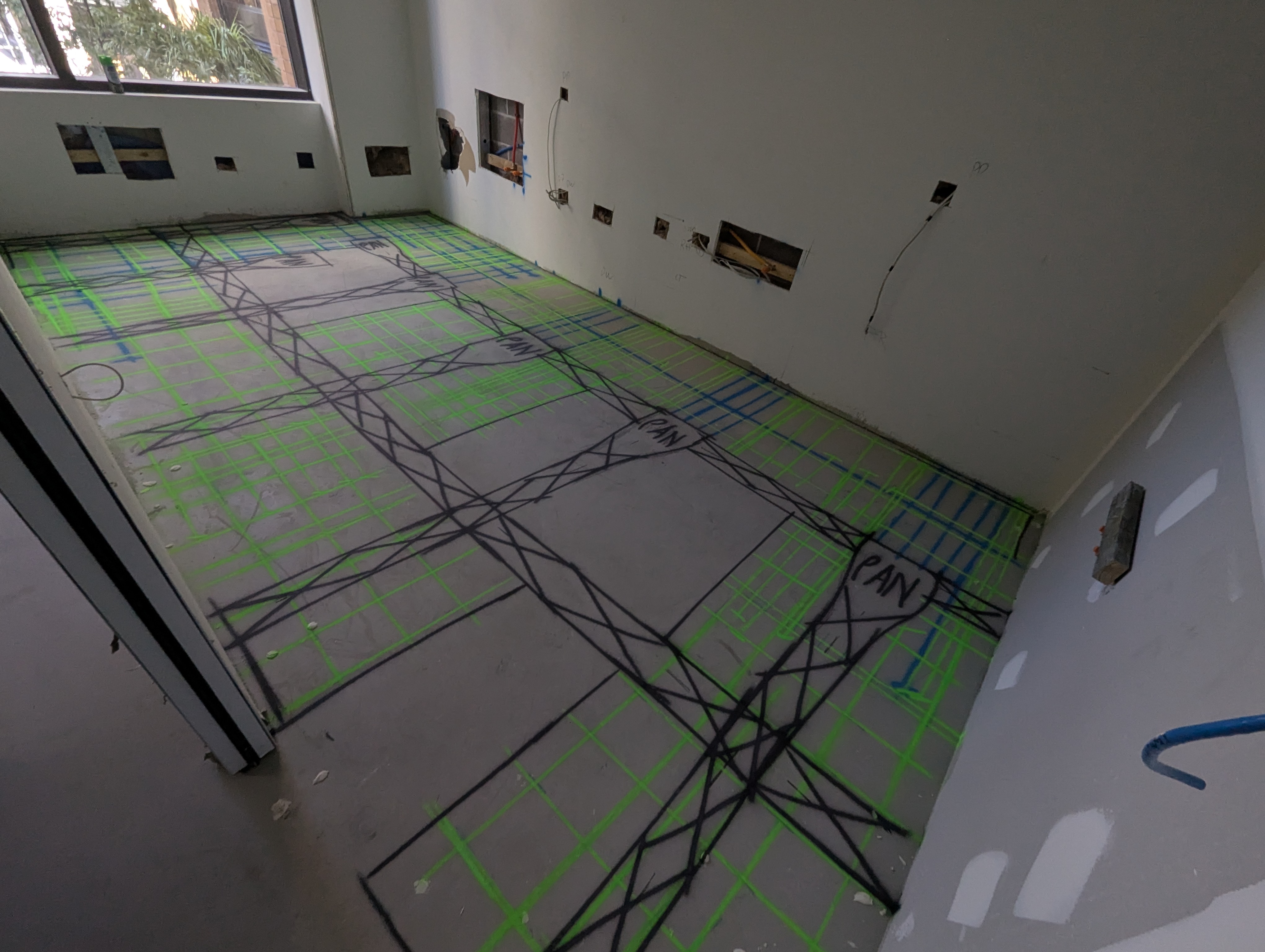 Extensive suspended slab GPR scanning and mapping — Sydney